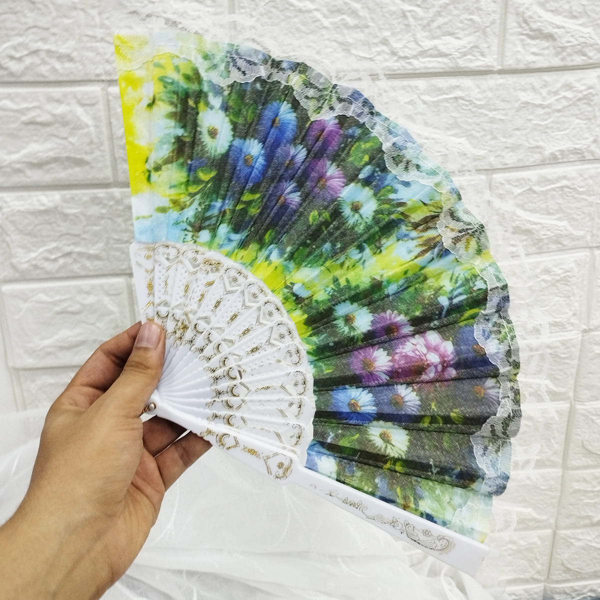 Miniatura 8 de Abanico De Mano X2 Plegable GM2024-340